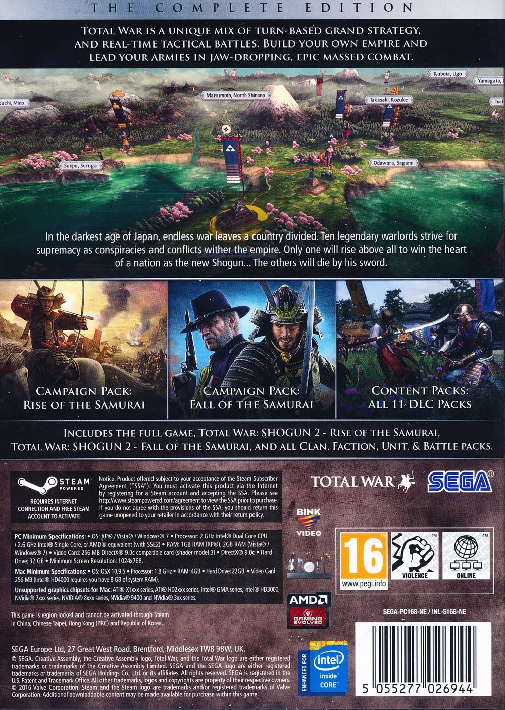 Total War: Shogun 2 - The Complete Collection (PC DVD