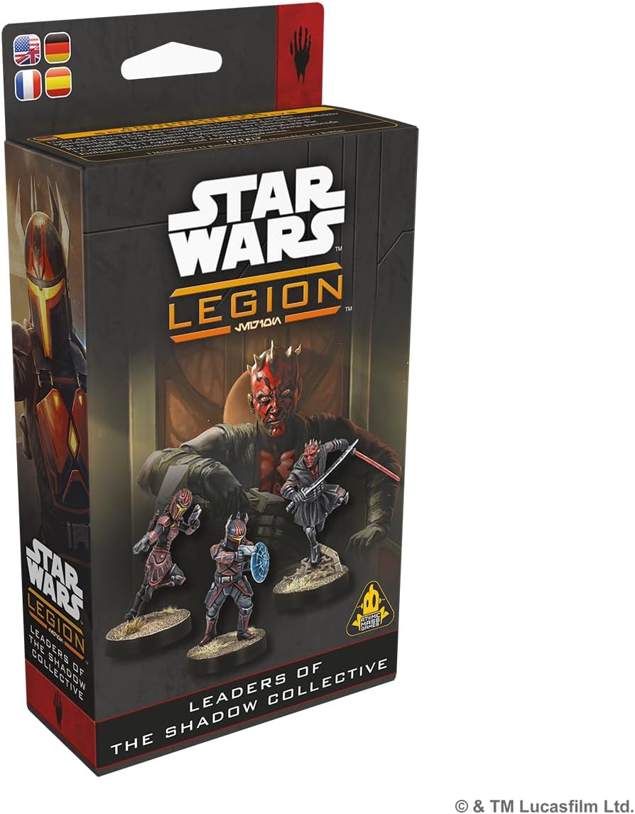Asmodee | Star Wars: Legion - Leaders of the Shadow Collective | Miniatures Game | Ages 14+ | 2 Players | 90 Minutes Playing Time