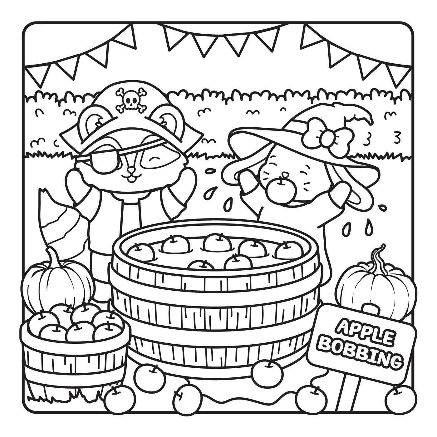The Not-So-Spooky Halloween Coloring Book (Cute and Cozy
