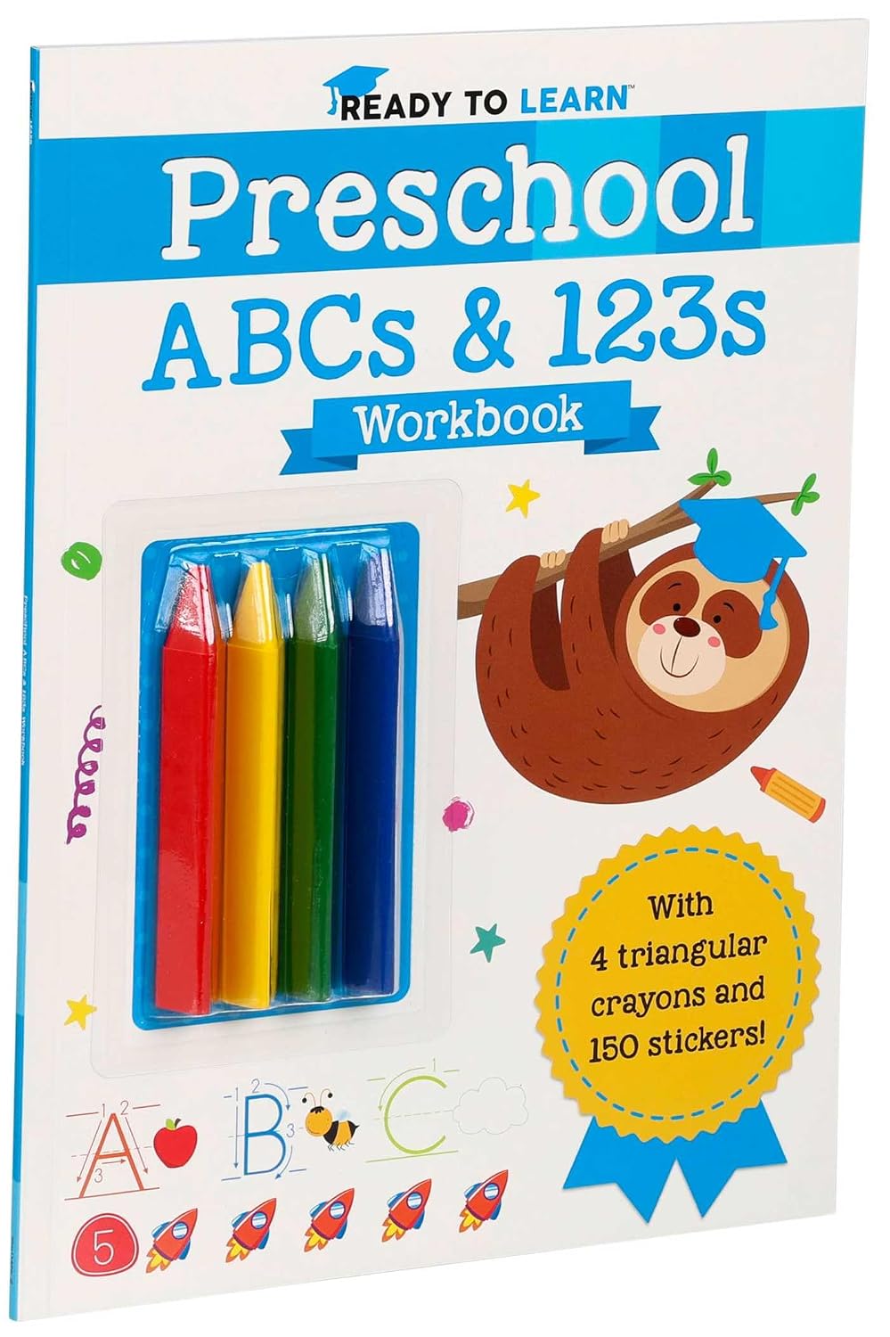 Ready to Learn: Preschool Abcs & 123s Workbook