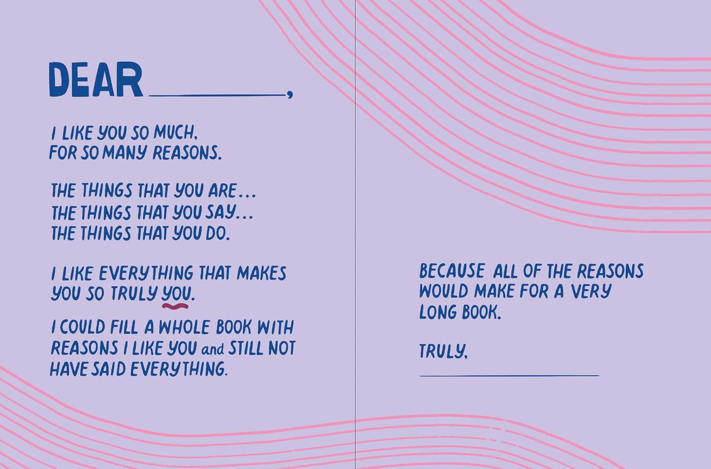 Just Some of the Reasons I Like You So Much