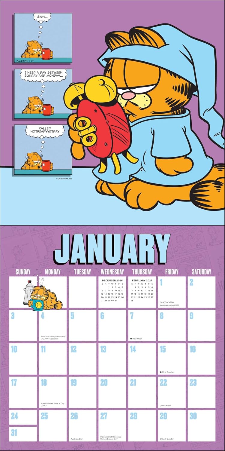 Garfield 2027 Wall Calendar: Original Andrews McMeel-Kalender