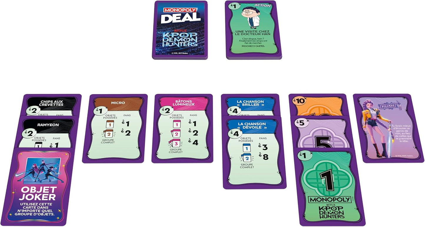 Monopoly - Deal K-Pop Demon Hunters (Fr)
