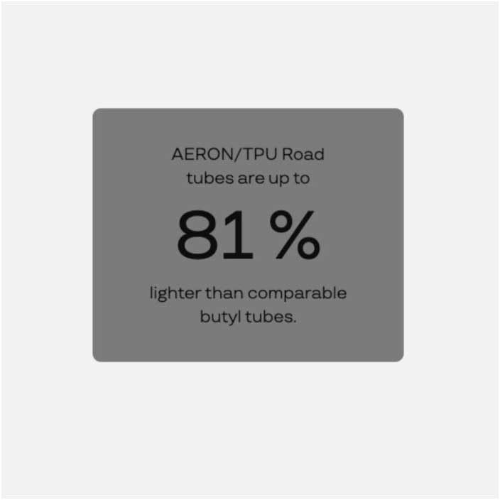SuperLite Race Tube de route Gris 700 x 23-28 80 mm