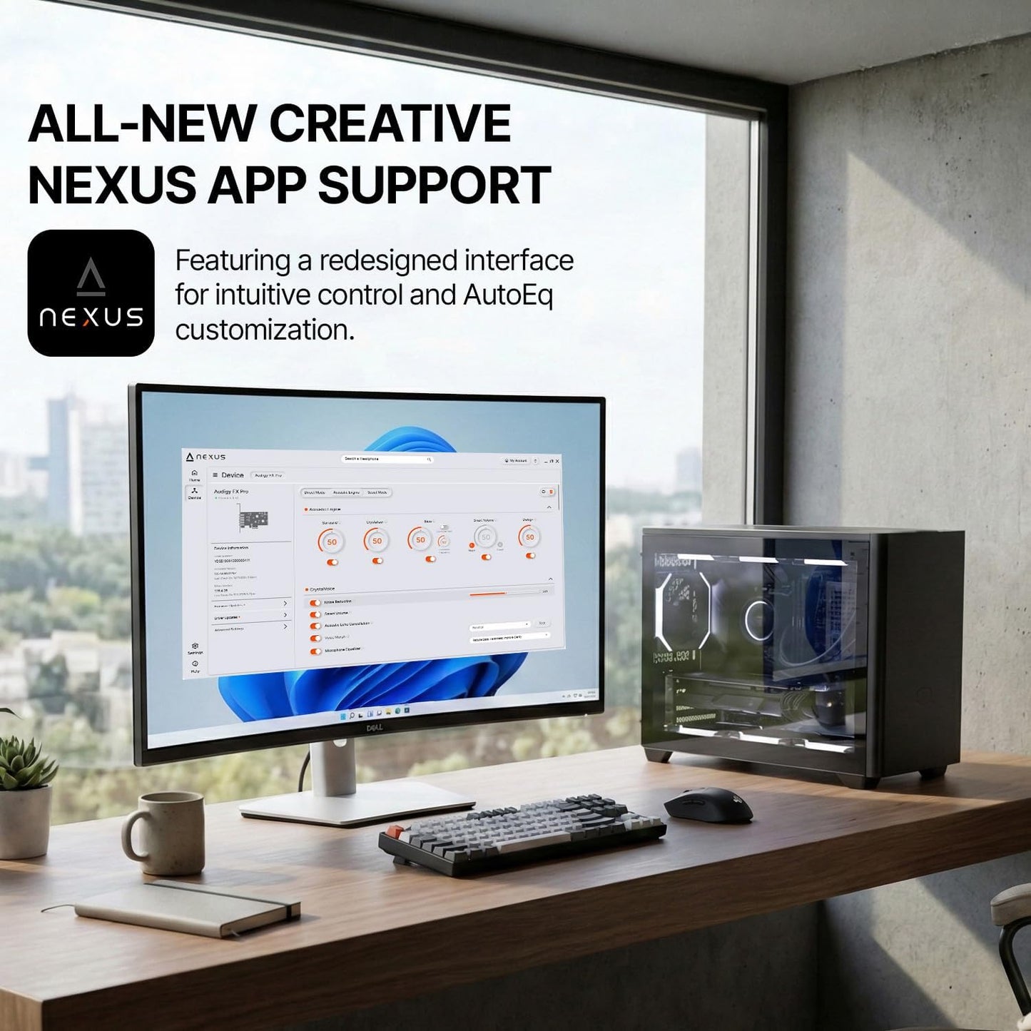CREATIVE Sound Blaster Audigy Fx Pro Hi-res PCI-e geluidskaart met 7.1 discrete en virtuele surround en AutoEq voor pc