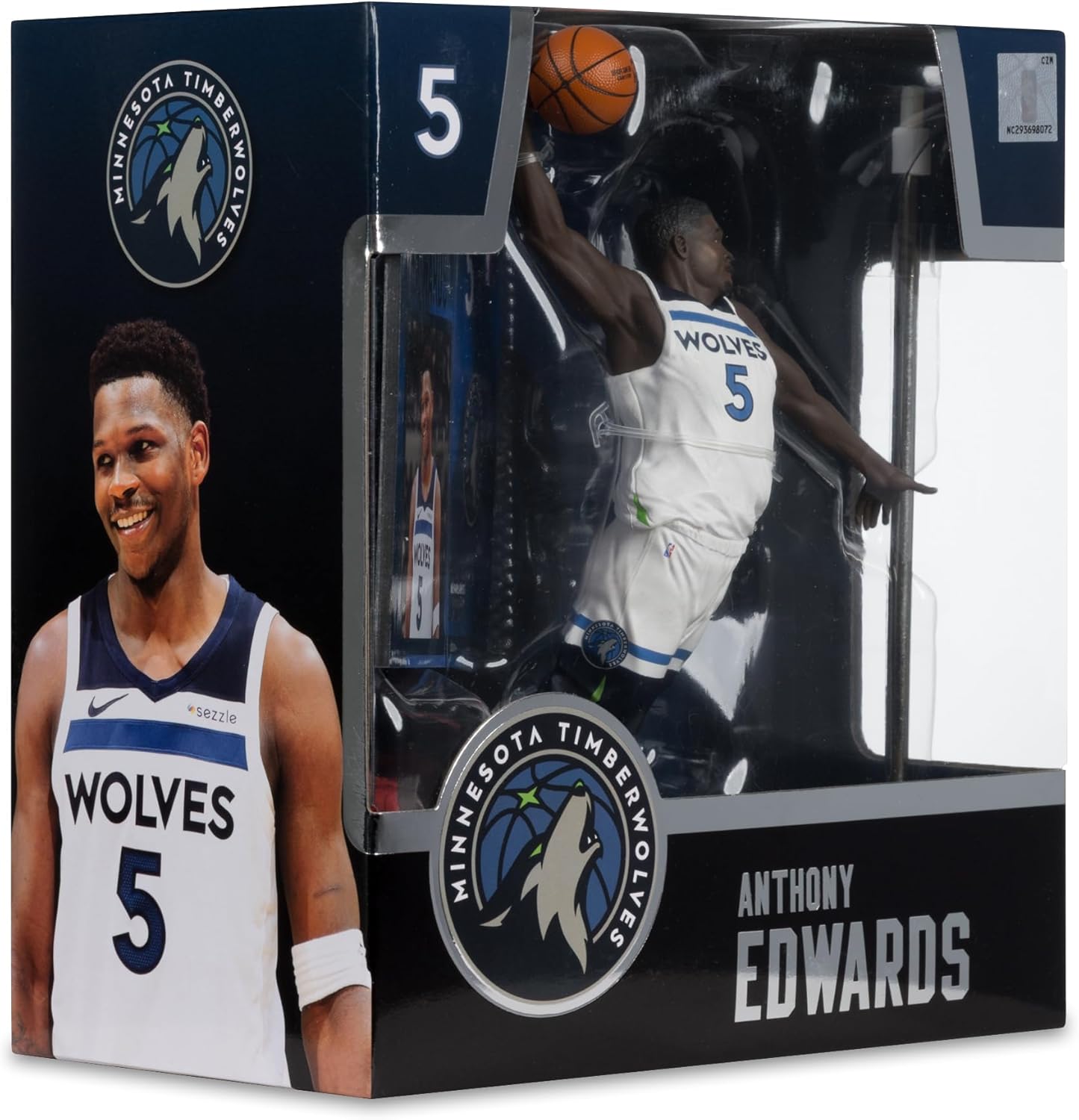 MCFARLANE NBA POSED FIG ANT EDWARDS (TIMBERWOLVES)