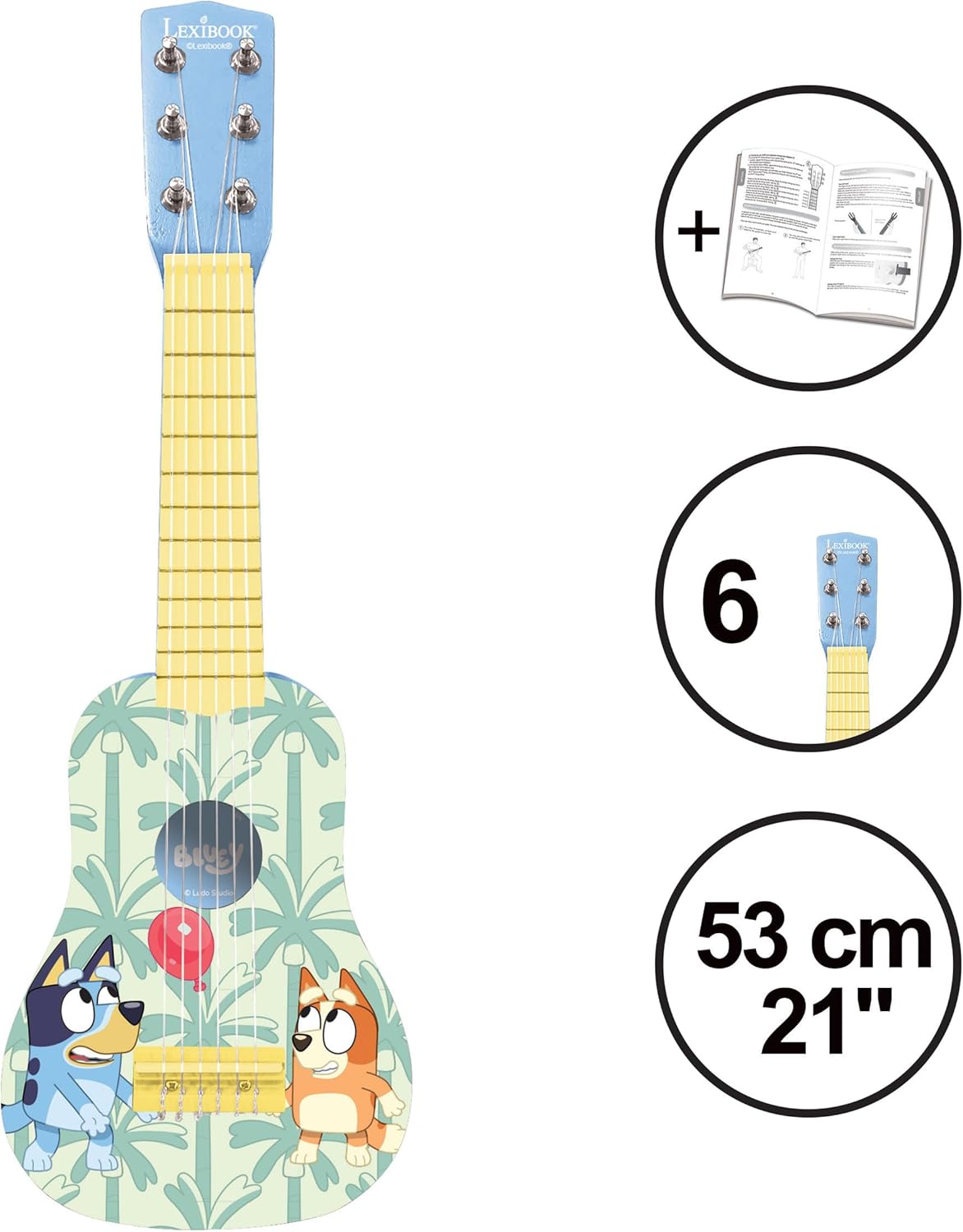 Bluey Houten Gitaar - 53 Cm