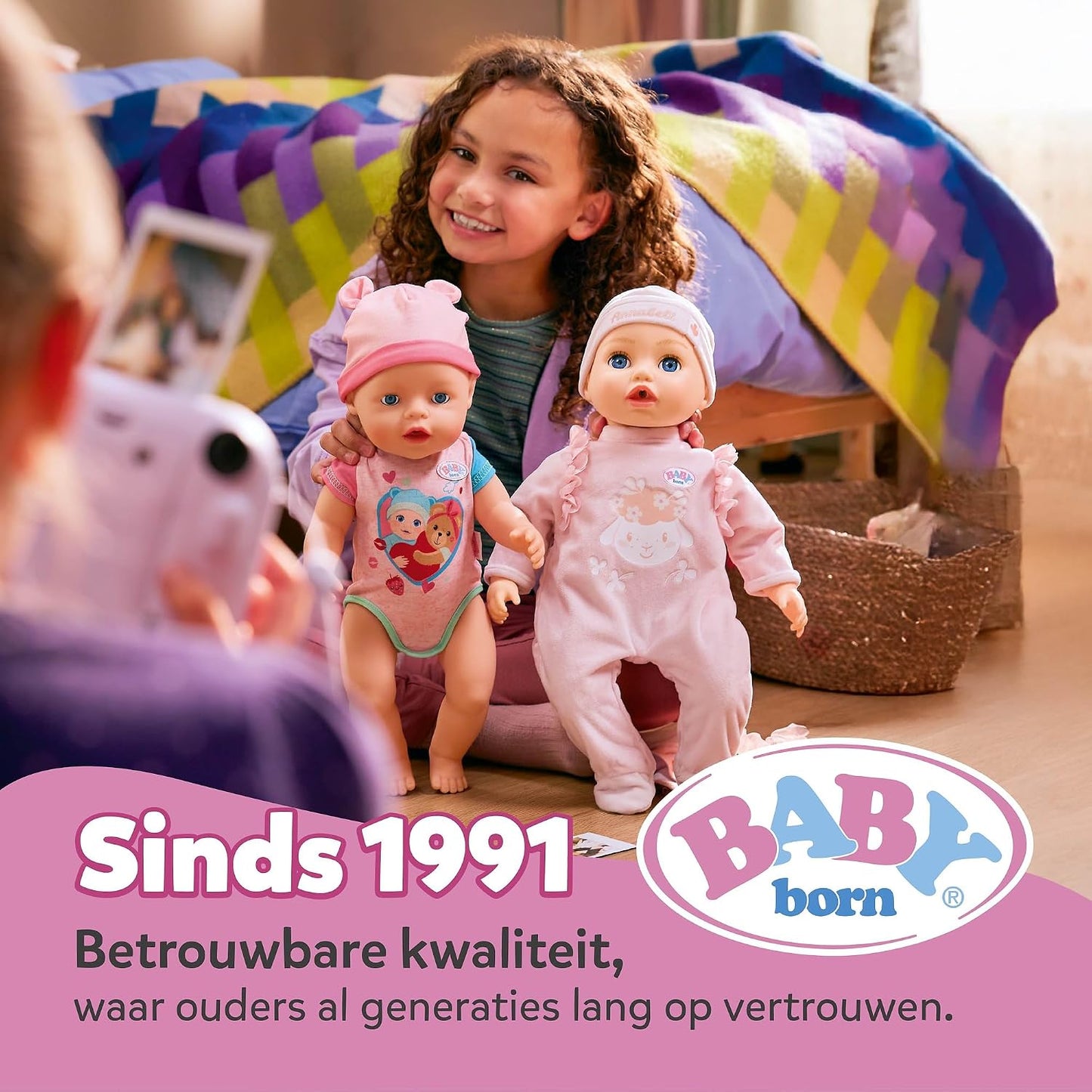 Baby Born Soft Touch Little Girl Lena Roze - 36Cm