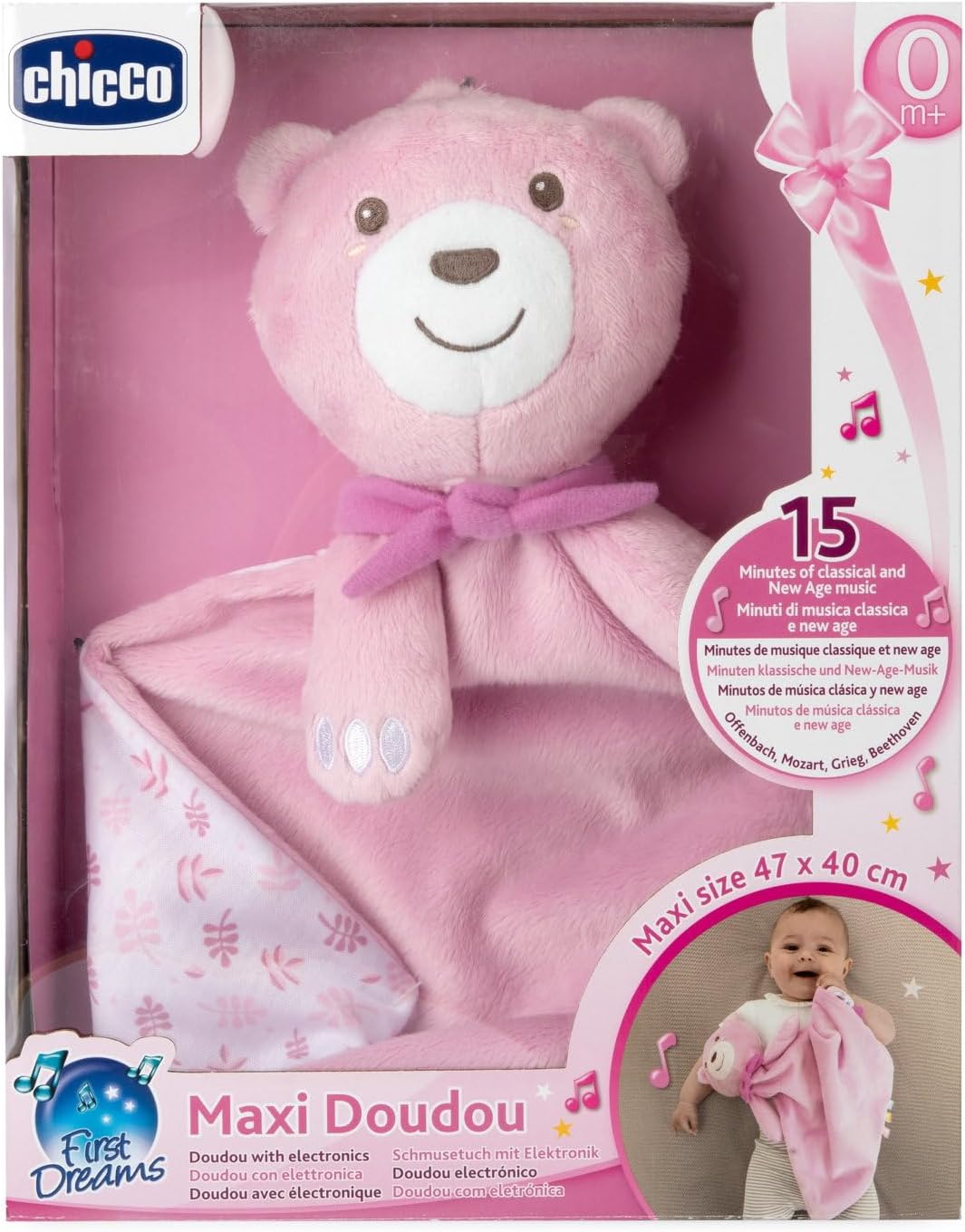 Maxi Knuffel Roze 47X40Cm