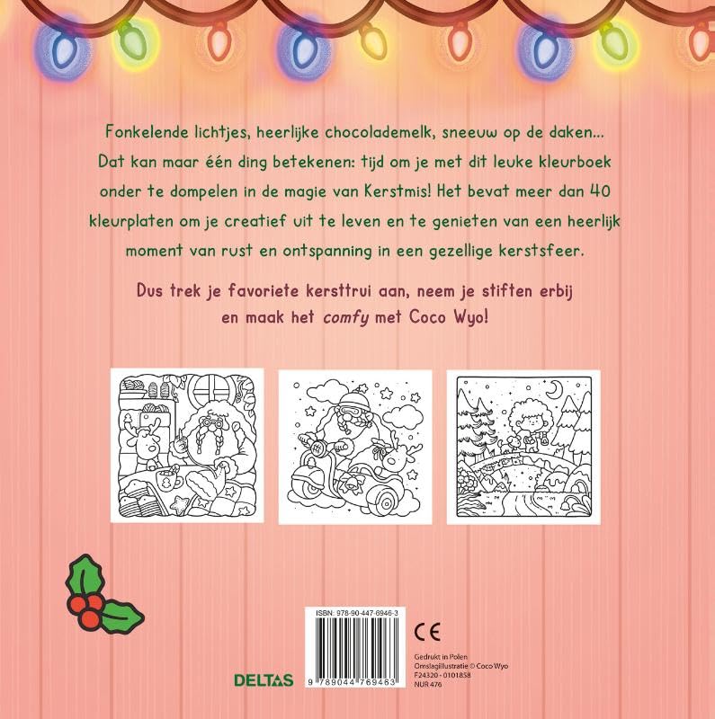 Cozy Christmas Cute & Comfy Kleurboek Coco Wyo