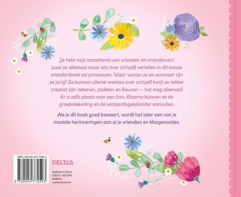 Lieve Prinsessen Vriendenboek