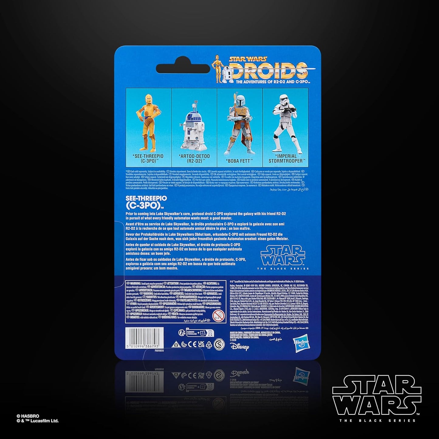 Star Wars The Black Series C-Dreipo (C-3PO), Droids Premium Action-Figur zum Sammeln (15 cm