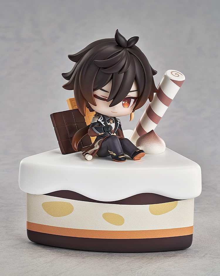 Genshin Impact Wondrous Travels Series Figure Zhongli Chibi 12 Cm