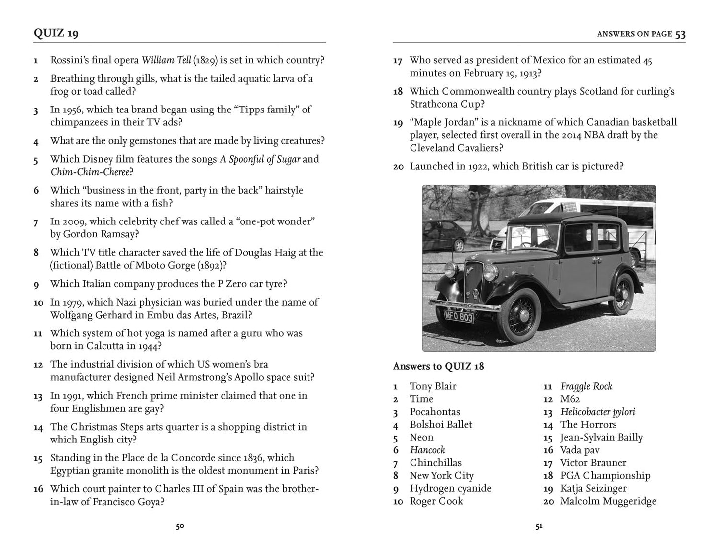 The Times General Knowledge Quiz Book: 4000 challenging questions from quizmaster Olav (The Times Puzzle Books