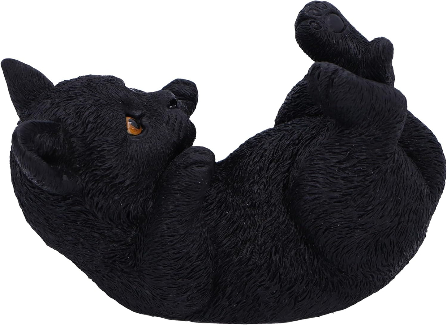 Nemesis Now Familiar Helper 12.5cm, Black, Cat Figure | Resin, Black Cat Ornament, Collectable Cat Giftware, Cast in the Finest Resin, Expertly Hand-Painted