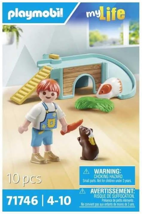 P - Junge Mit Meerschweinchen