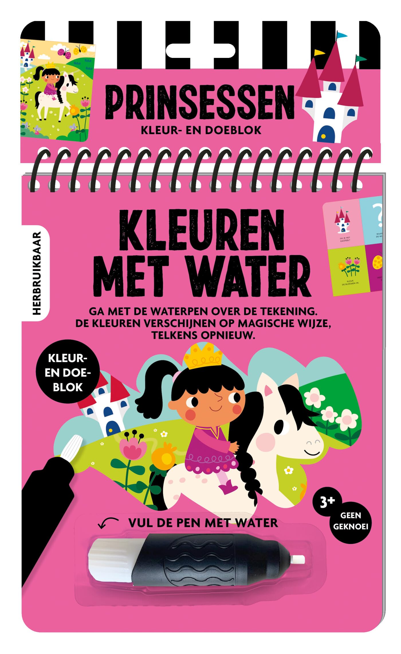 Kleuren met Water - Prinsessen