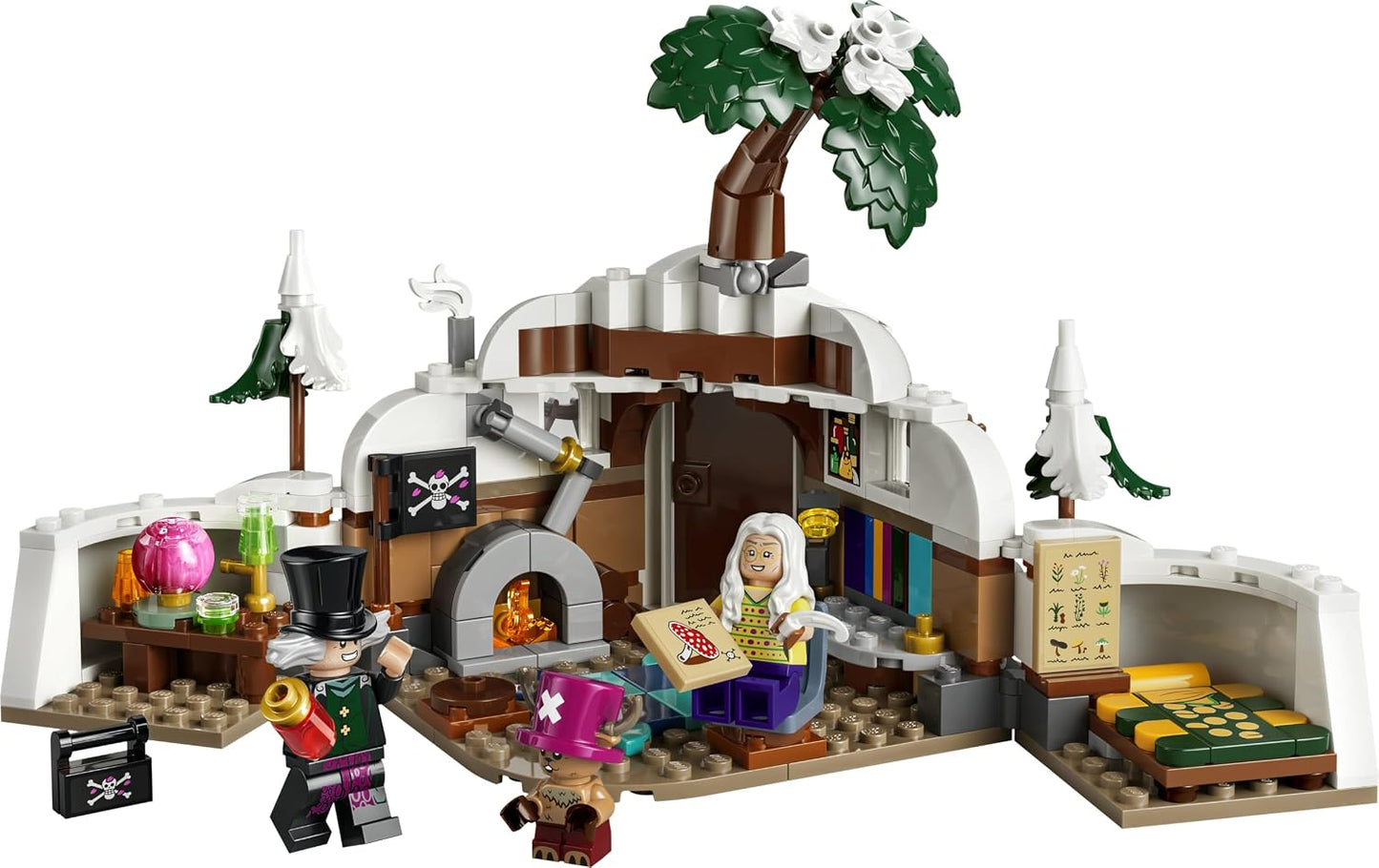 LEGO ONE PIECE De Schuilplaats van Dr. Hiriluk – Speelgoed voor Kinderen met 3 Minifiguren Incl. Tony Tony Chopper – Kinderkamer Decoratie – Cadeau voor Jongens en Meisjes vanaf 9 Jaar – 75641