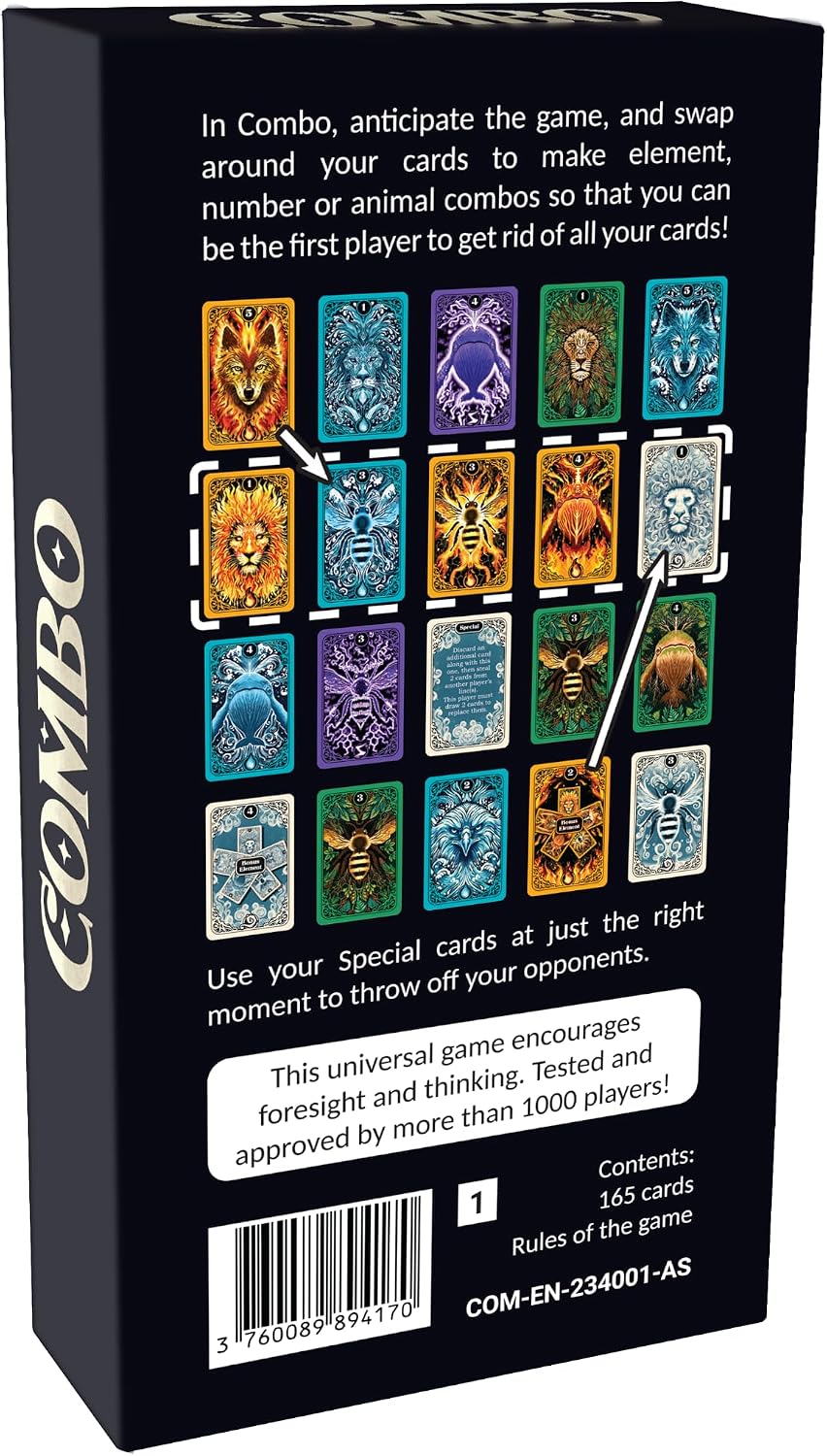 Topi Games | Combo | Card Game, Family Strategy Game With 165 Illustrated Cards And Tactical Combo Gameplay | 2 To 8 Players | 15 Minutes