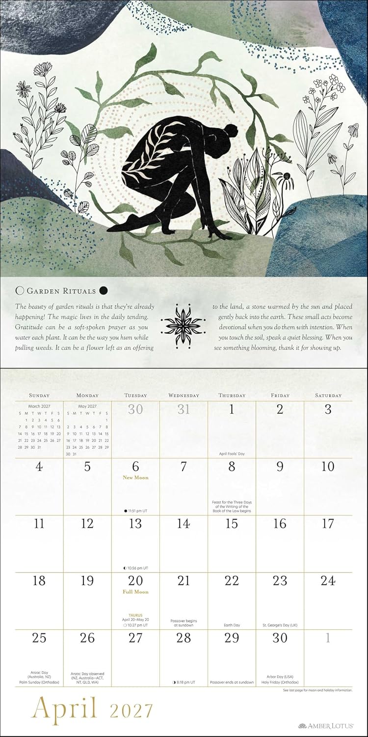 Year of the Witch 2027 Wall Calendar: Seasonal Intuitive Magick