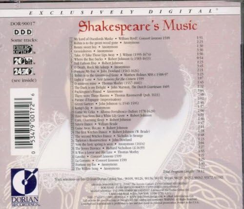 Shakespeare's Music