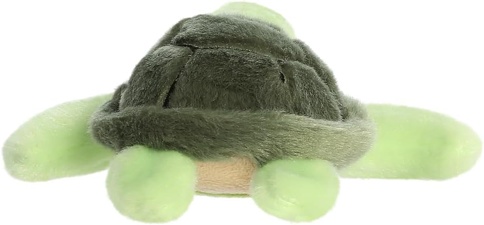 AURORA - 34382 - Shoulderkins Saavy Sea Turtle Plüschtier - 15 cm - Grün - Fun Buddy der überall mit Ihnen hin gehen kann - Perfekt für Kinder ab 1 Jahr - Ideal für Geburtstage, Geschenke oder jeden