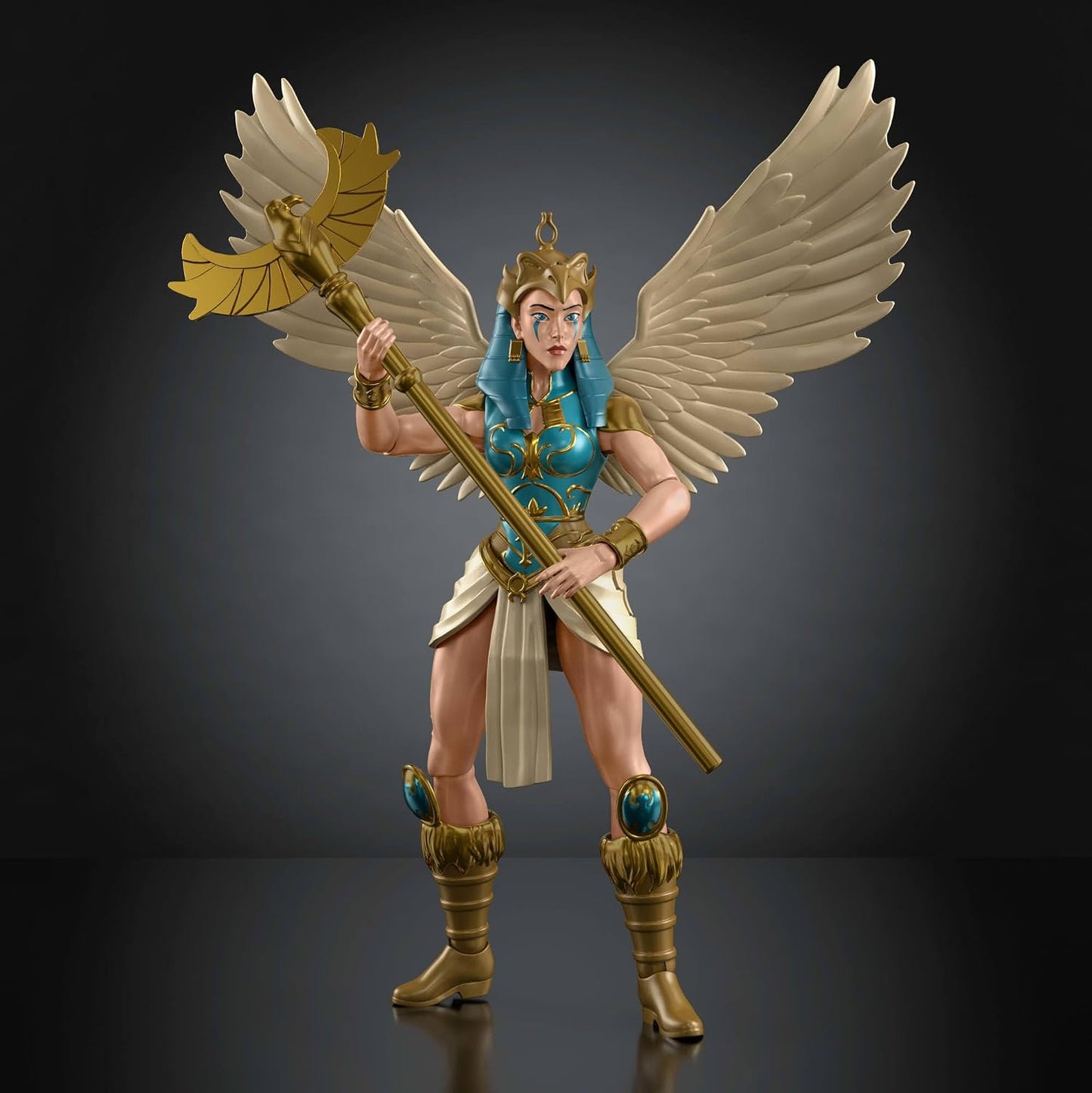 Masters of the Universe Origins 200X Sorceress Action Figure | MOTU Cartoon Collection Heroic 5.5 Inch Figure, 1980s TV Inspired Guardian of Castle Grayskull, Winged Staff Accessory