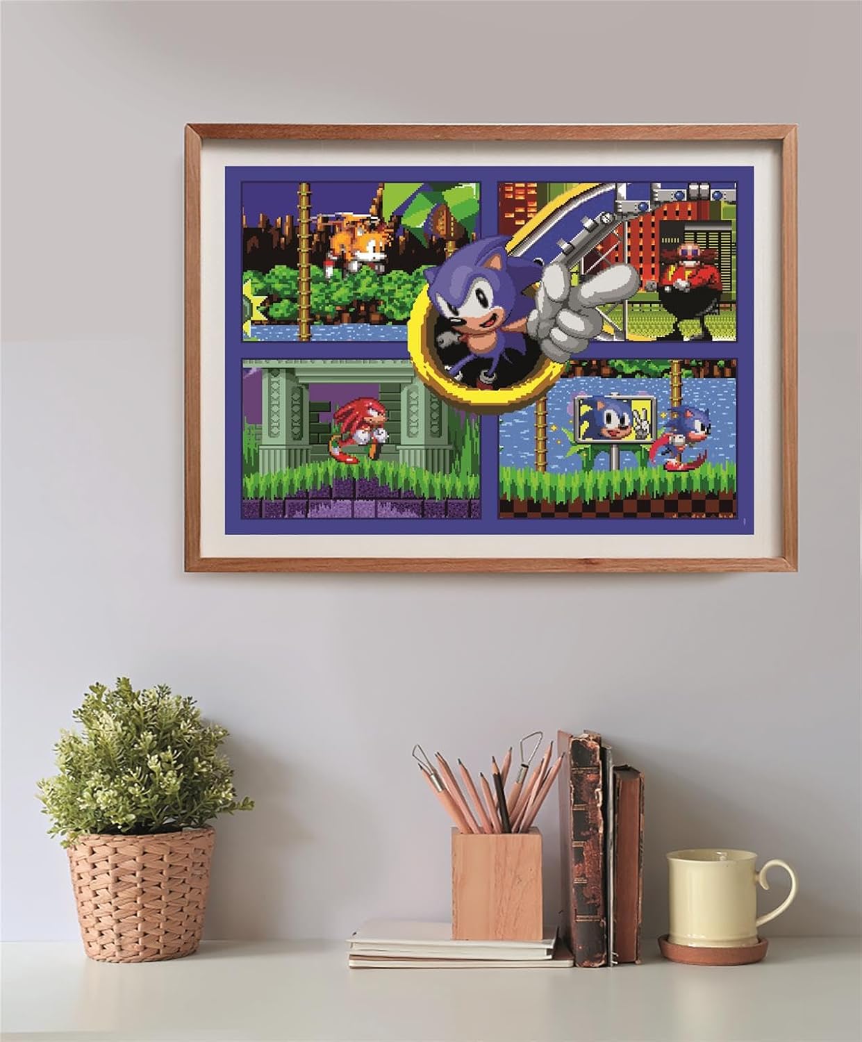 Clementoni SEGA Sonic 500 Teile | Sonic Puzzle Erwachsene in 49 x 36 cm - Puzzle Erwachsene anspruchsvoll von Clementoni 35808
