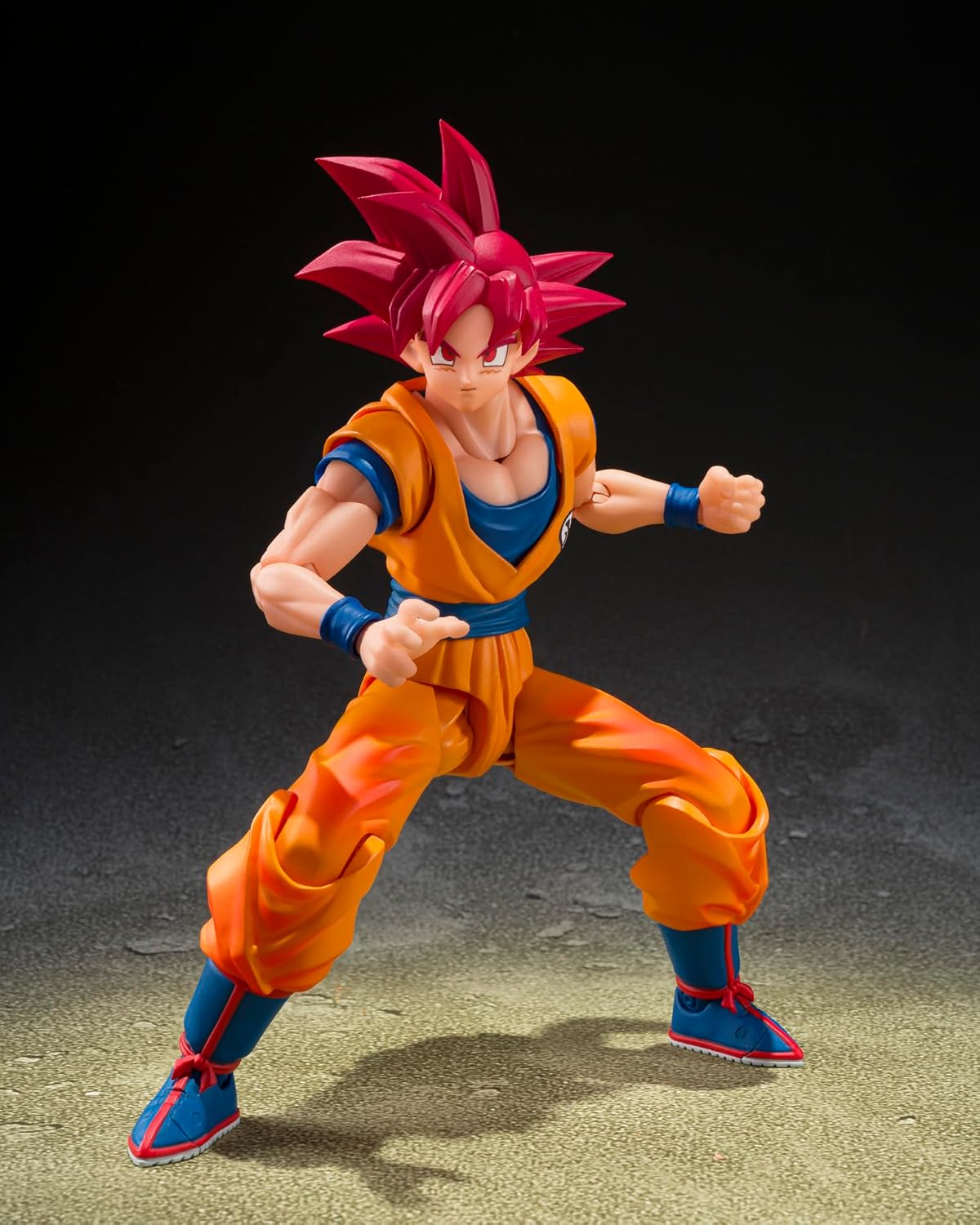 TAMASHII NATIONS - Dragon Ball Super - Super Saiyan God Son Goku (God Aura) S.H.Figuarts Action Figure | Dragonball Super 6 Inch Action Figure S.H. Figuarts