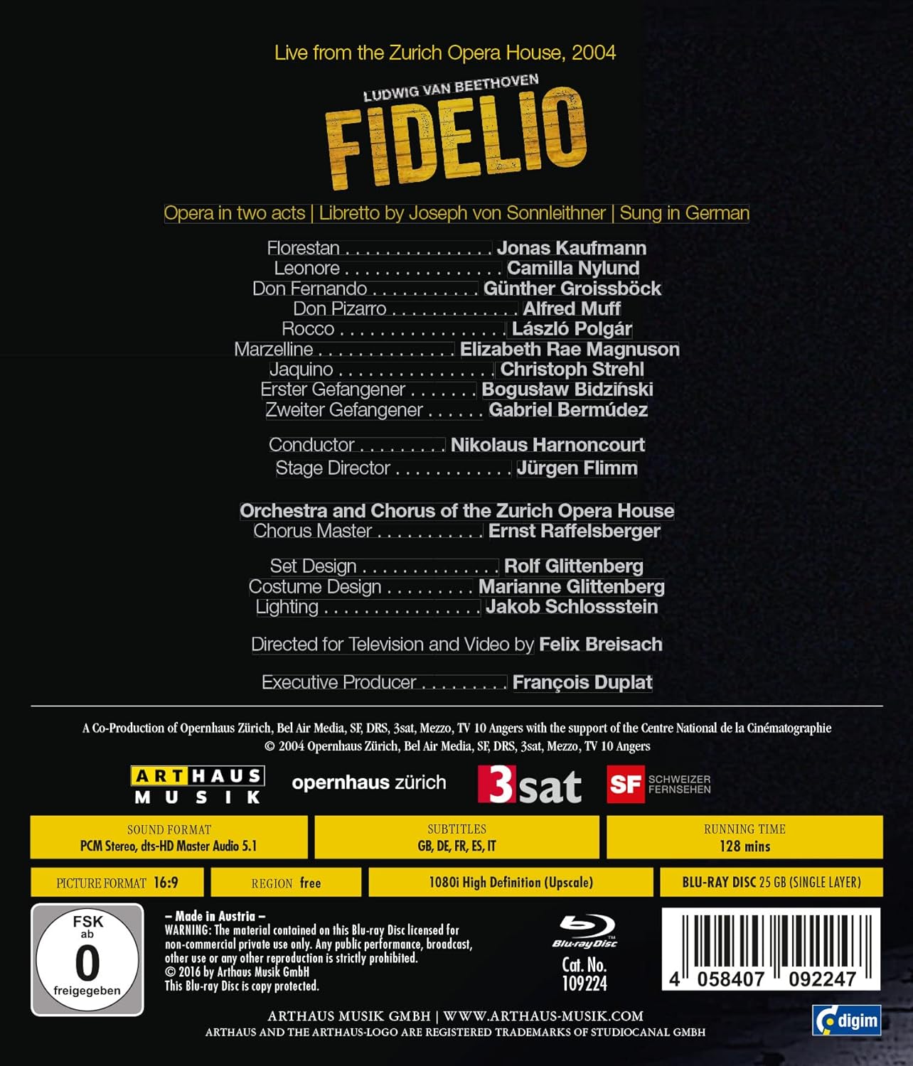 Beethoven: Fidelio (Zürich, 2004