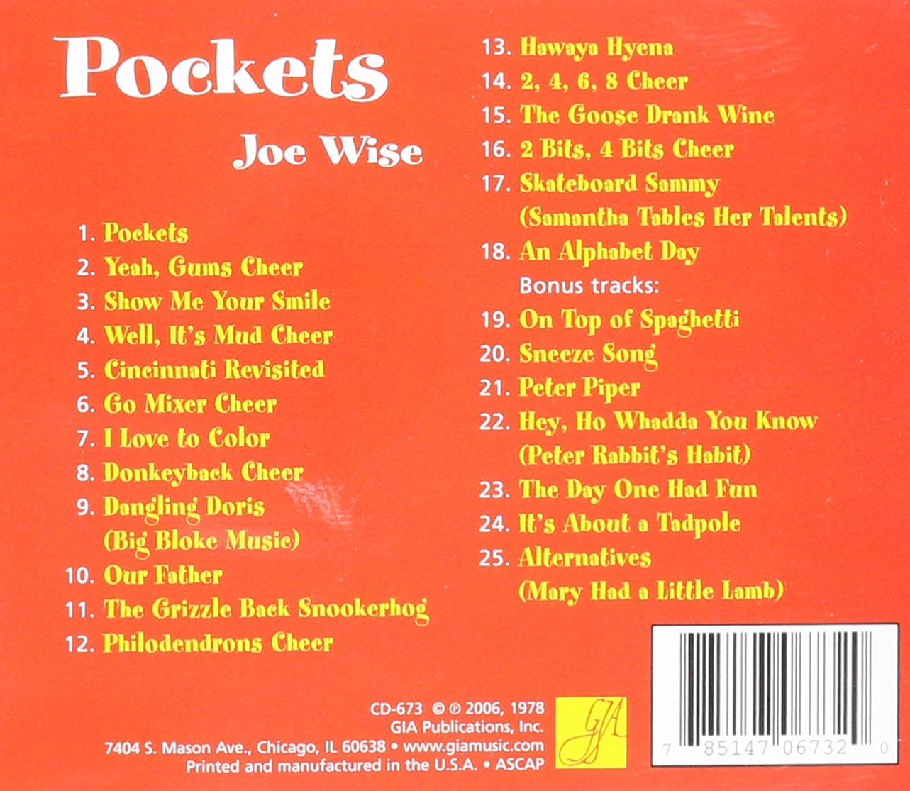Pockets: Songs Little People