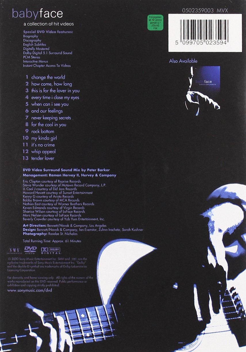 Babyface: A Collection Of Hit Videos