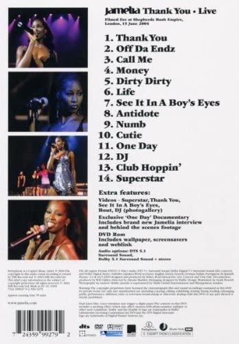 Jamelia: Thank You - Live