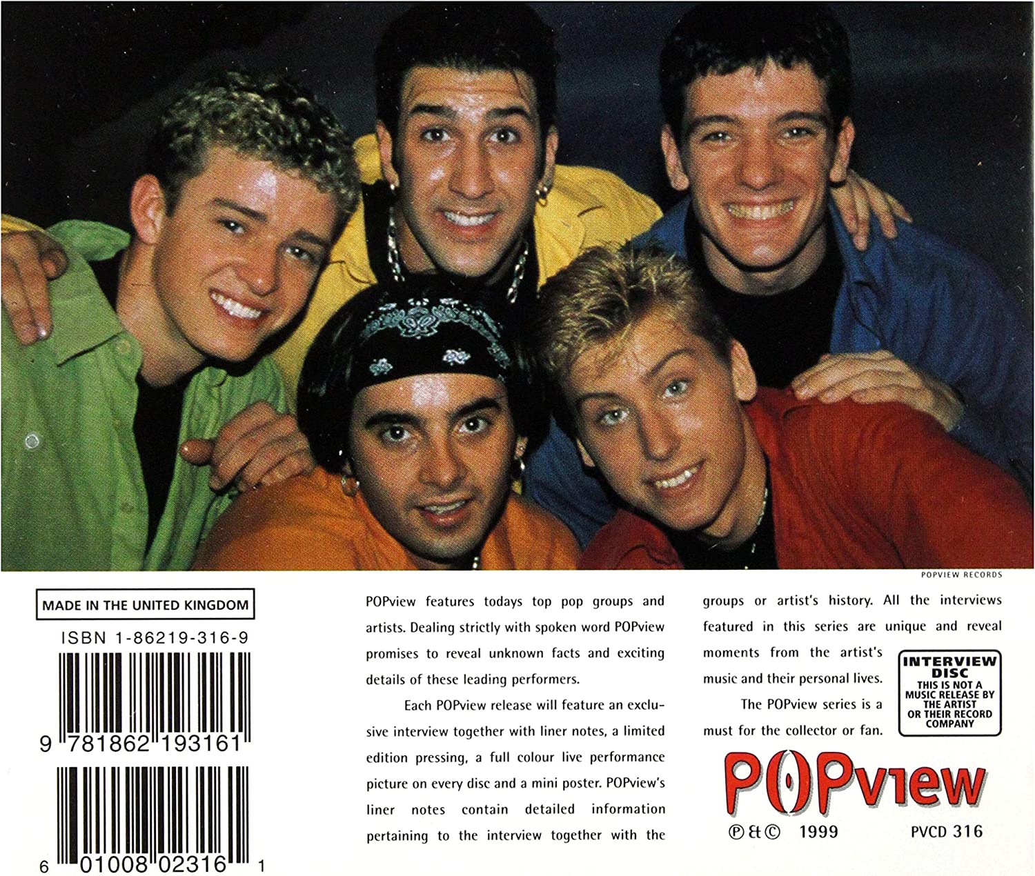N Sync Interview Disc