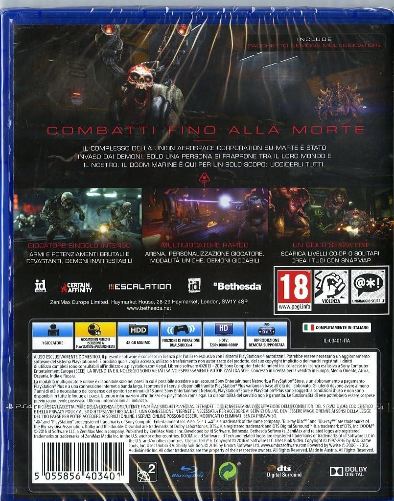 Doom - Edizione Day One - PlayStation 4