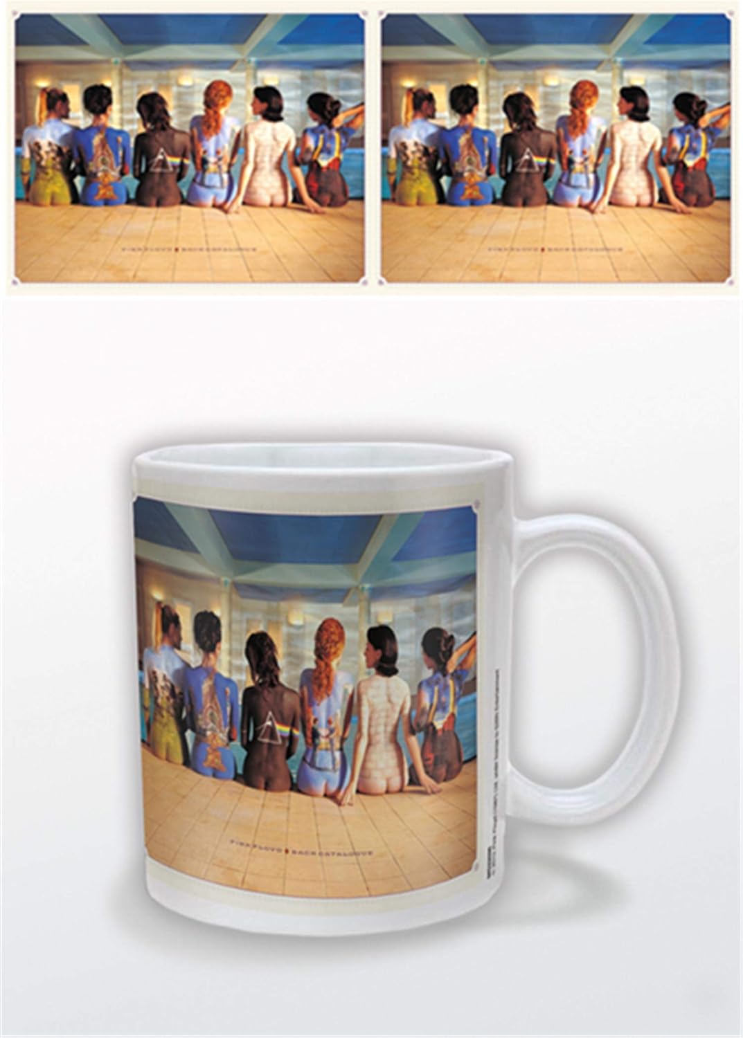 Pyramid International Pink Floyd Mug (Back Catalogue Design) 11oz Ceramic Coffee Mug, Cups and Coffee Mugs for Women and Men - Official Merchandise