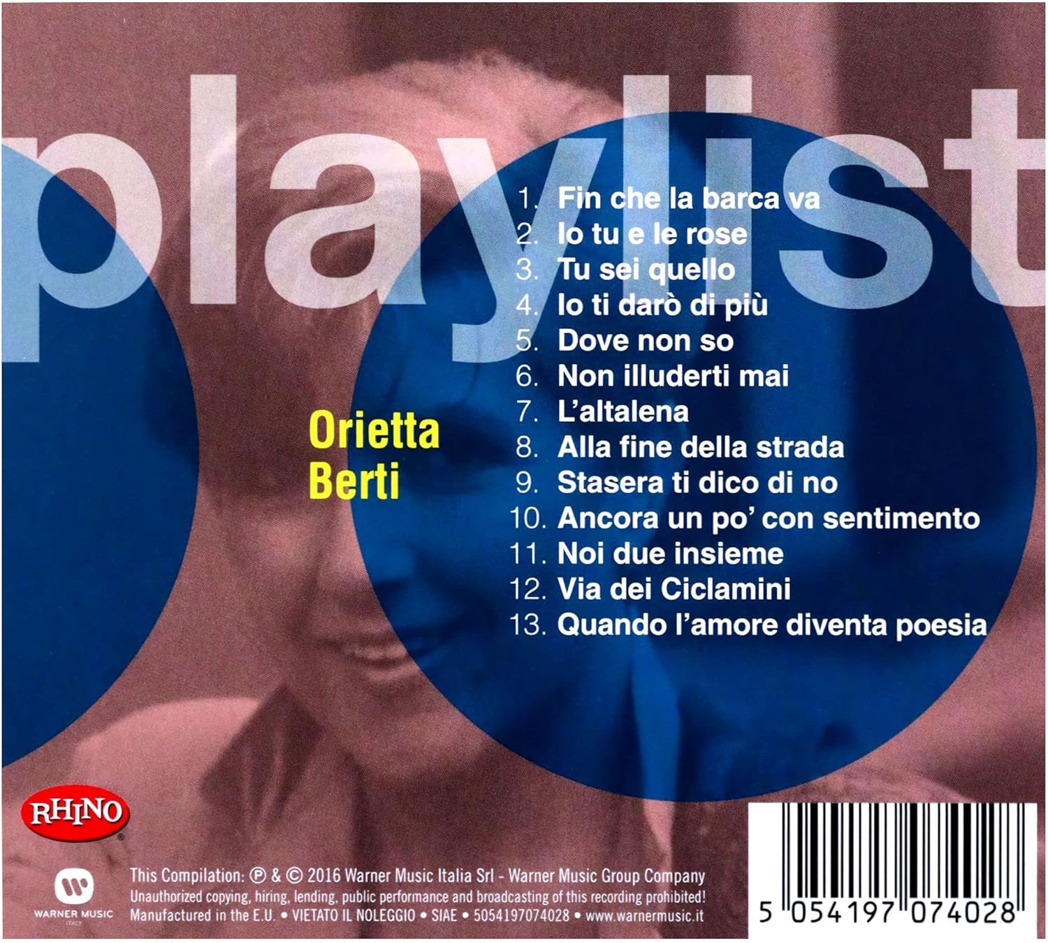 Playlist:Orietta Berti