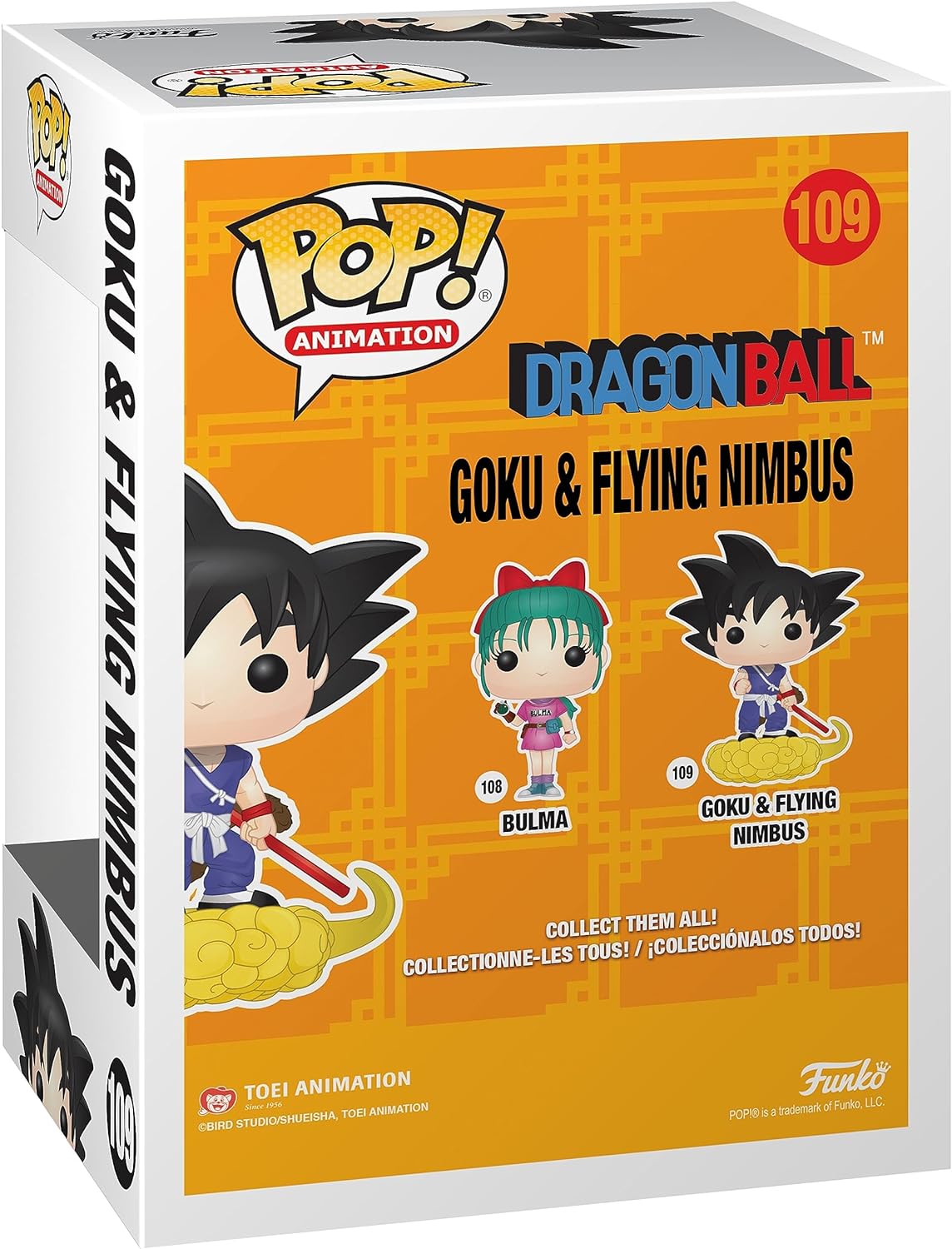 Funko POP! Vinyl - Dragonball Z - Goku and Nimbus Figure - Collectable Vinyl Figure - Gift Idea - Official Merchandise - Toys for Kids & Adults - Anime Fans - Model Figure for Collectors and Display