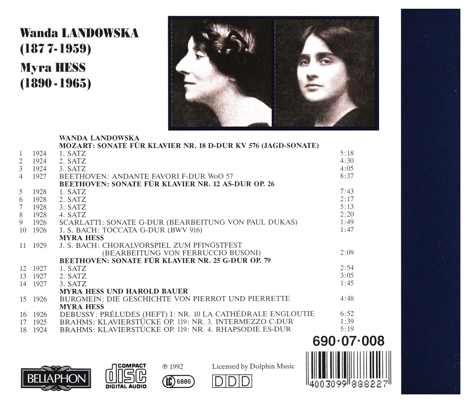 Early Recordings By the Pianis