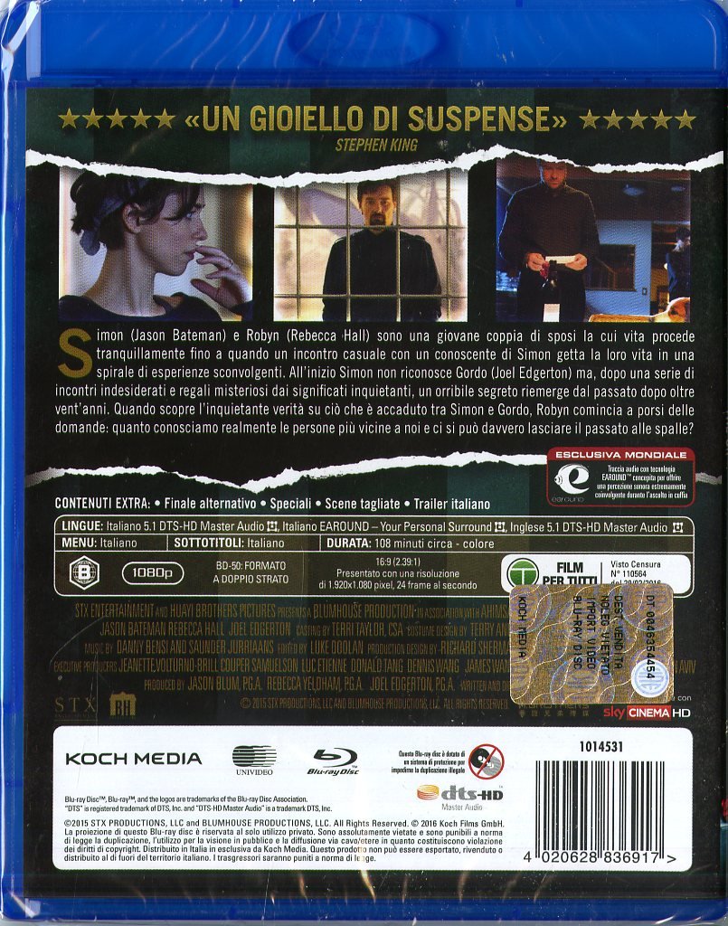 Regali da Uno Sconosciuto - The Gift (Blu-Ray