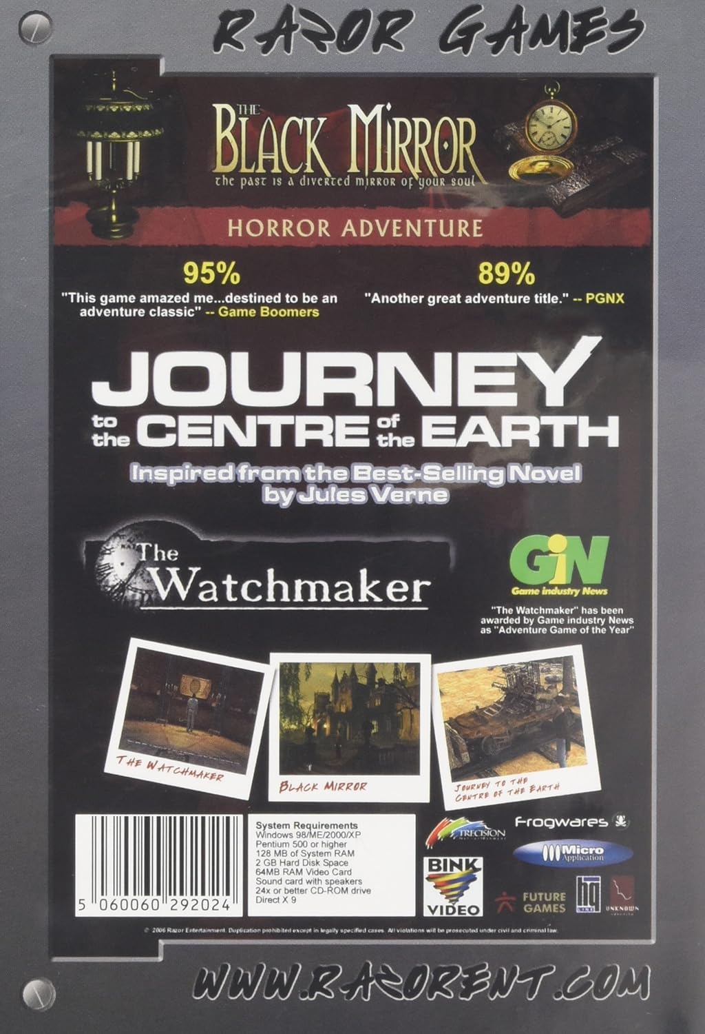 Adventure Games Collection (3 Games) (PC CD