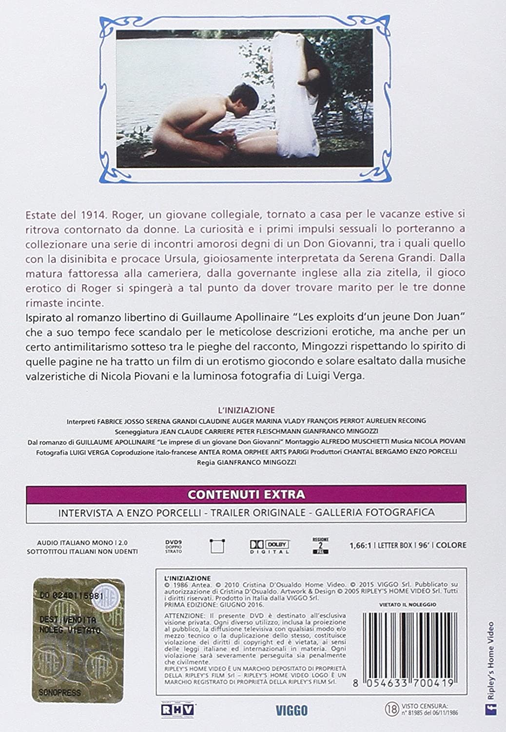 l'iniziazione DVD Italian Import