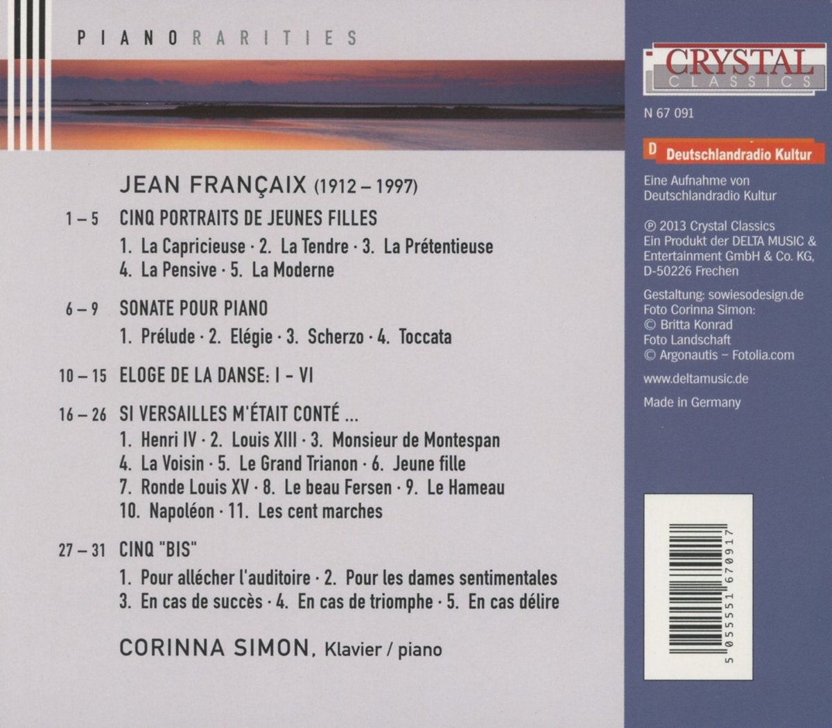Corinna Simon - Piano Rarities