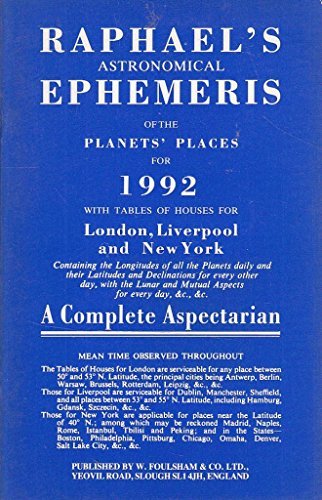 Raphael's Astronomical Ephemeris of the Planets' Places