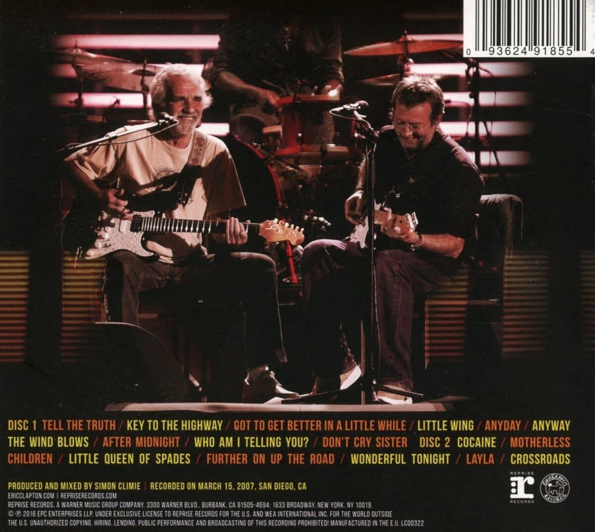 Live in San Diego With Special Guest J. J. Cale