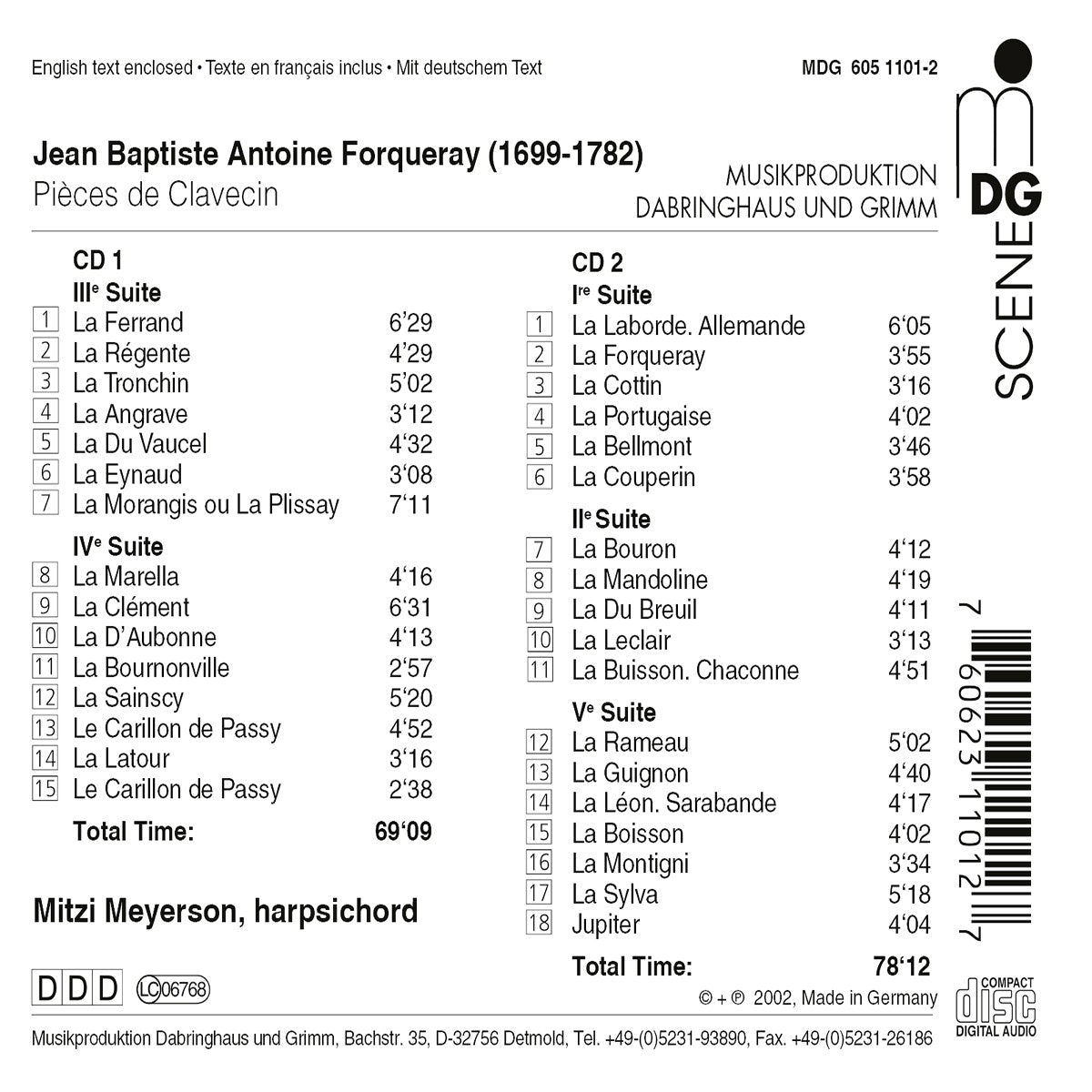 Pieces de Clavecin