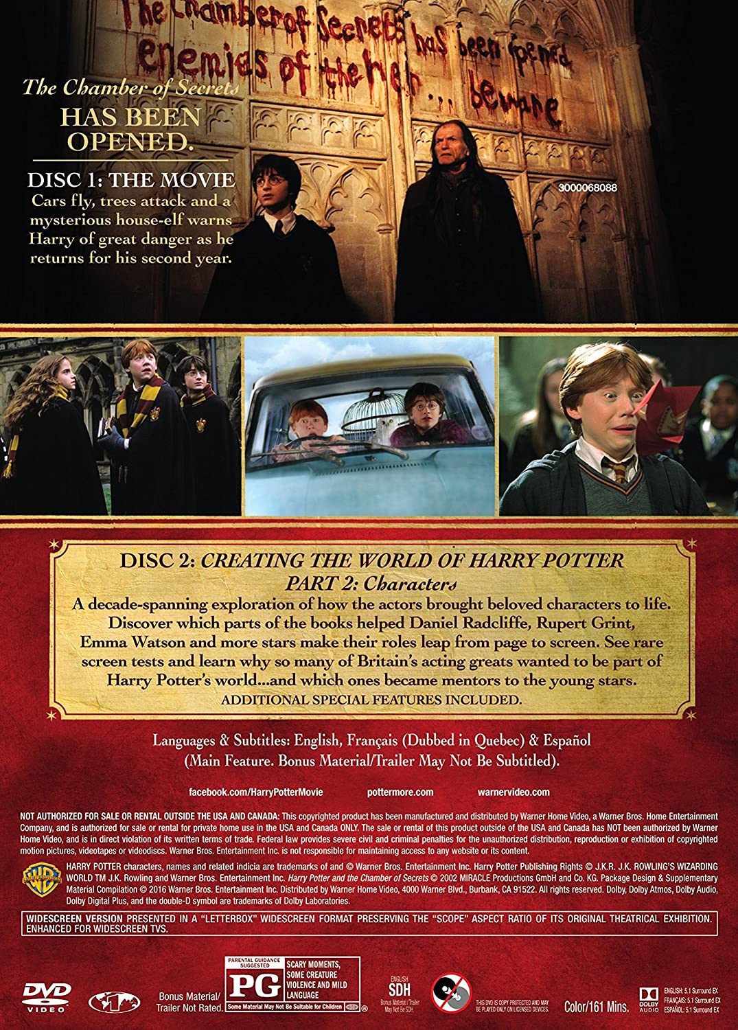 Harry Potter and the Chamber of Secrets SE (2-Disc)