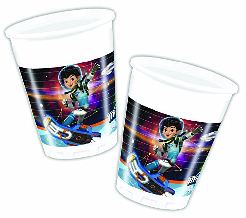 UNIQUE PARTY 72269 - 200ml Miles from Tomorrowland Plastic Cups, Pack of 8
