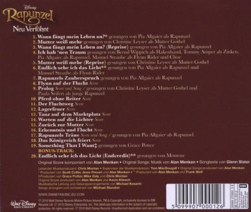 Rapunzel Neu Verfoent Soundtrack.