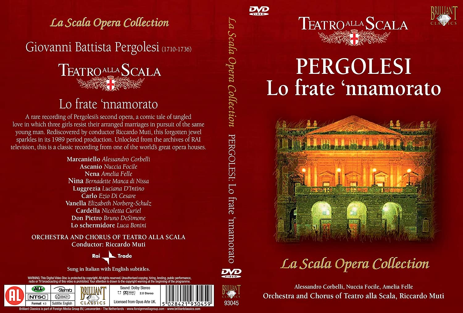 Lo Frate 'Nnamorato: Teatro Alla Scala (Muti)